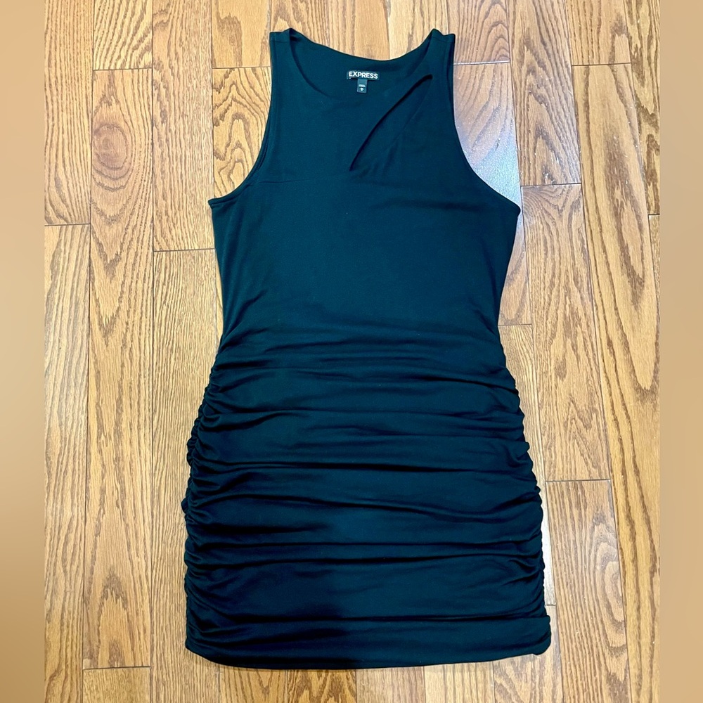 EXPRESS size M black cotton dress